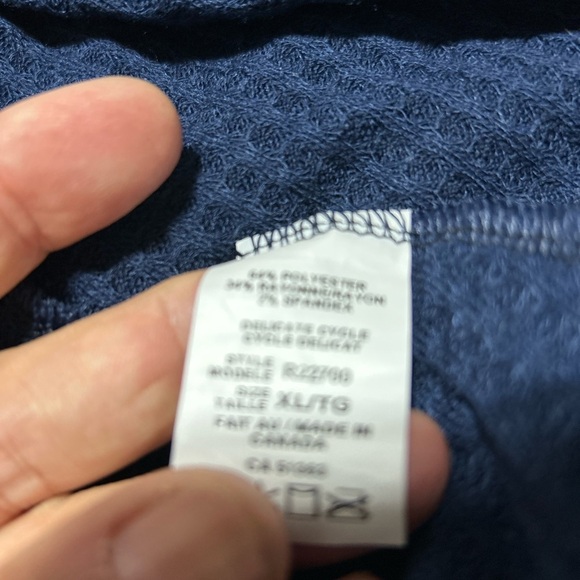 Initiatives xl blue sweater- can be tied up the front- finish off your outfit - Picture 5 of 9